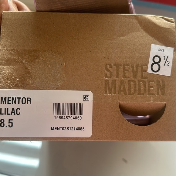 Steve Madden Size 8.5 women's slides Lilac - Picture 4 of 4